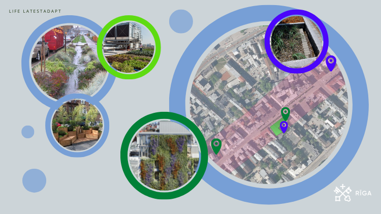 LIFE LATESTadapt: dabā balstītu un viedo risinājumu portfeļa izstrāde un demonstrēšana pilsētu klimata noturības uzlabošanai Latvijā un Igaunijā